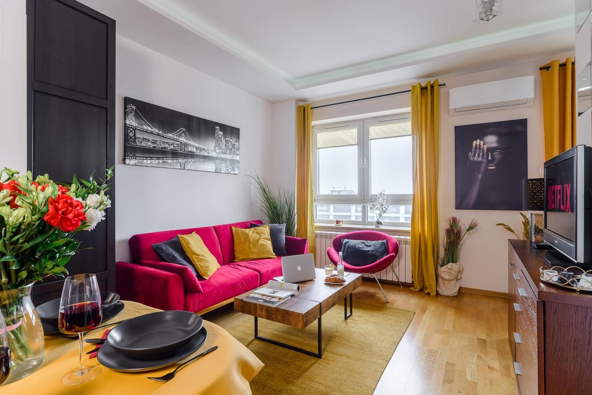 Lumina Apart With Balcony Platinum Tower Varsóvia Exterior foto